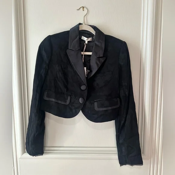 Loveshackfancy Zubin Cropped Blazer - Picture 5 of 7